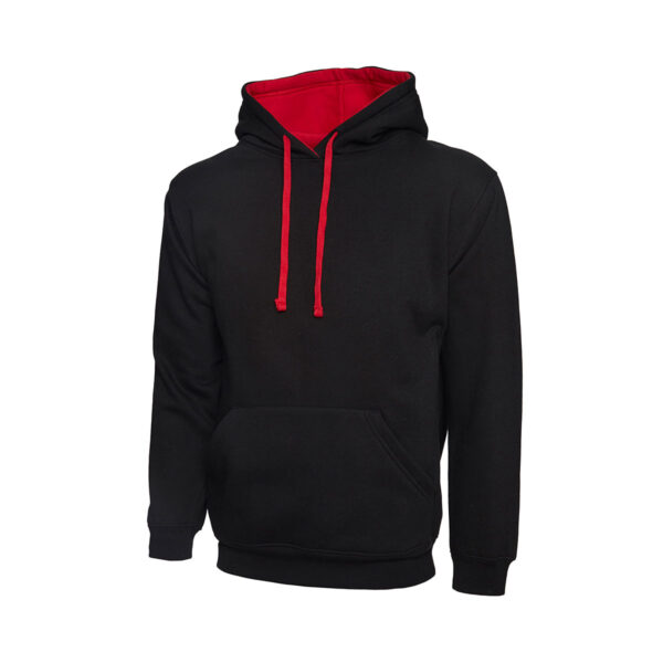 Contrast Hooded Sweatshirt