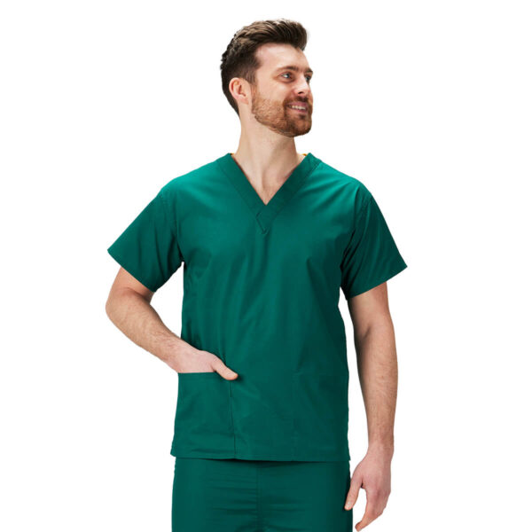 Hunter Green Scrub Top