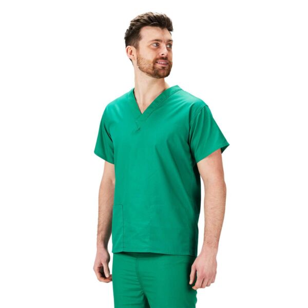 Scrubs Tunic Top Mid Green - Image 2