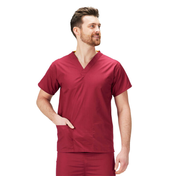 Scrubs Tunic Top Raspberry