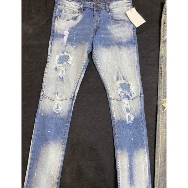 Splashed Bleach Jeans