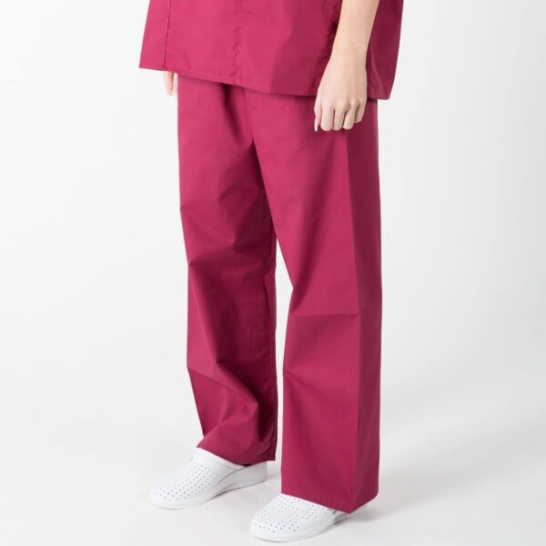 Scrubs Trousers Raspberry - Image 3