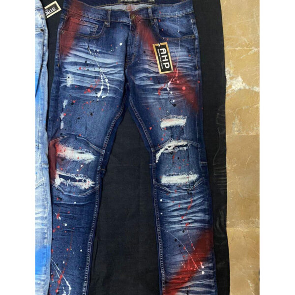 Super Blue Spray Jeans